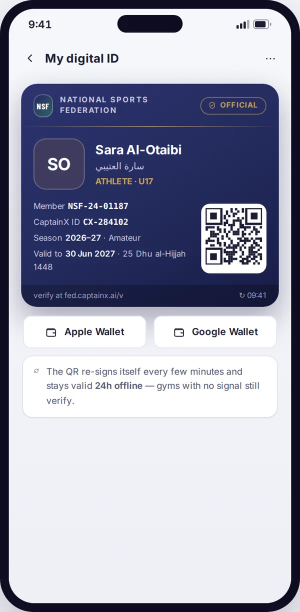 Digital membership card and verification